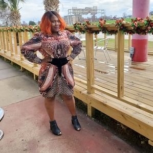 Beautiful abstract dress